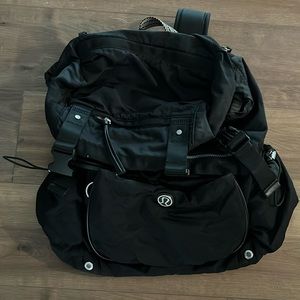 Lululemon Black All is Now Backpack